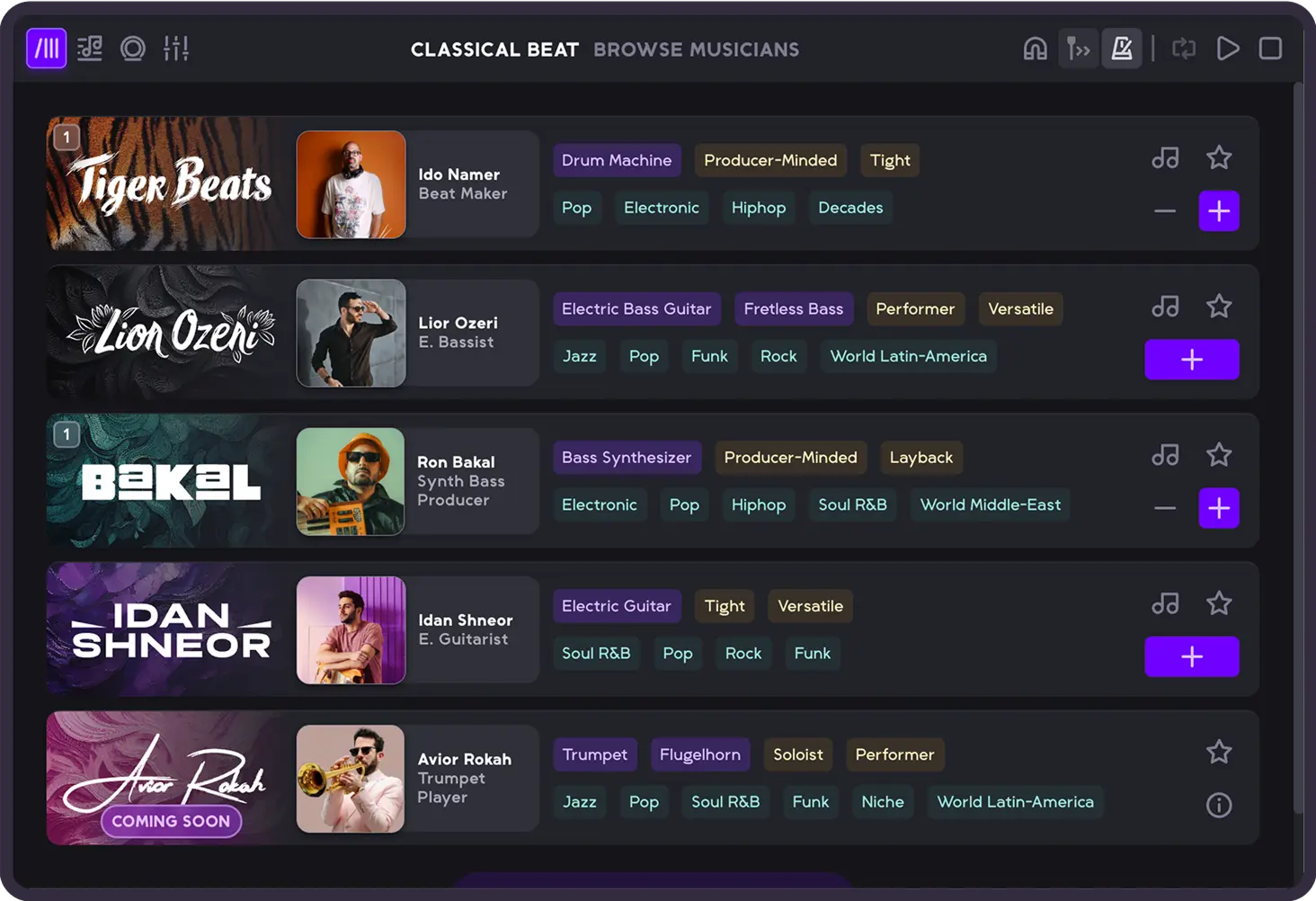 Can musicians update or adjust their virtual model?